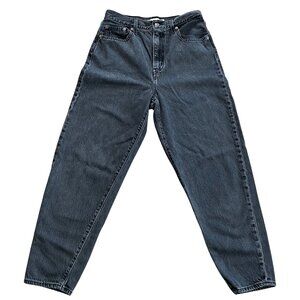 Levis Premium High Loose Taper Jeans Womens 28x29 Charcoal High Rise Baggy